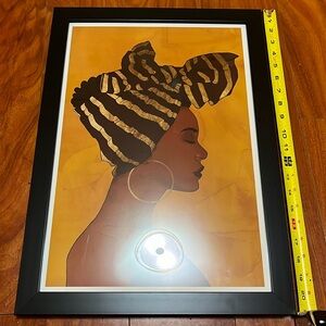 21 inch Beautiful Black woman portrait HomeDECOR‼️❗️
